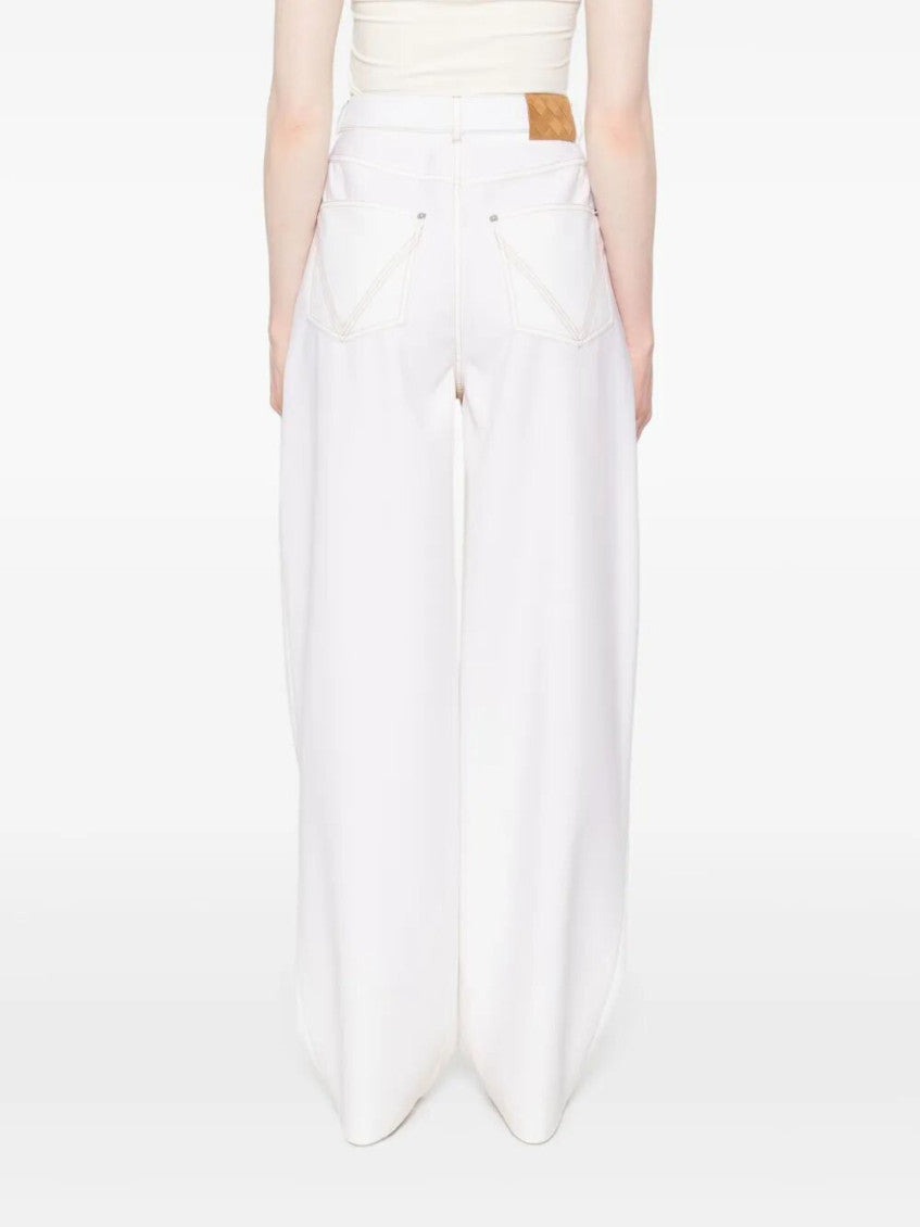 White Straight-Leg Pants 3