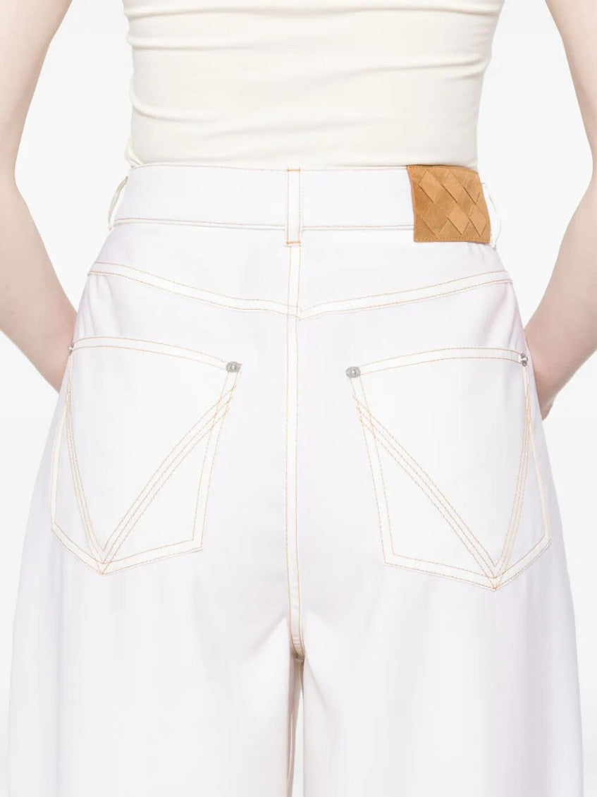 White Straight-Leg Pants 4