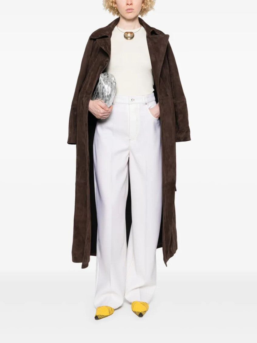 White Straight-Leg Pants 5
