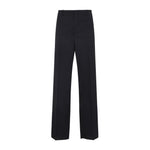 Dark Grey Fine Wool Trousers 1