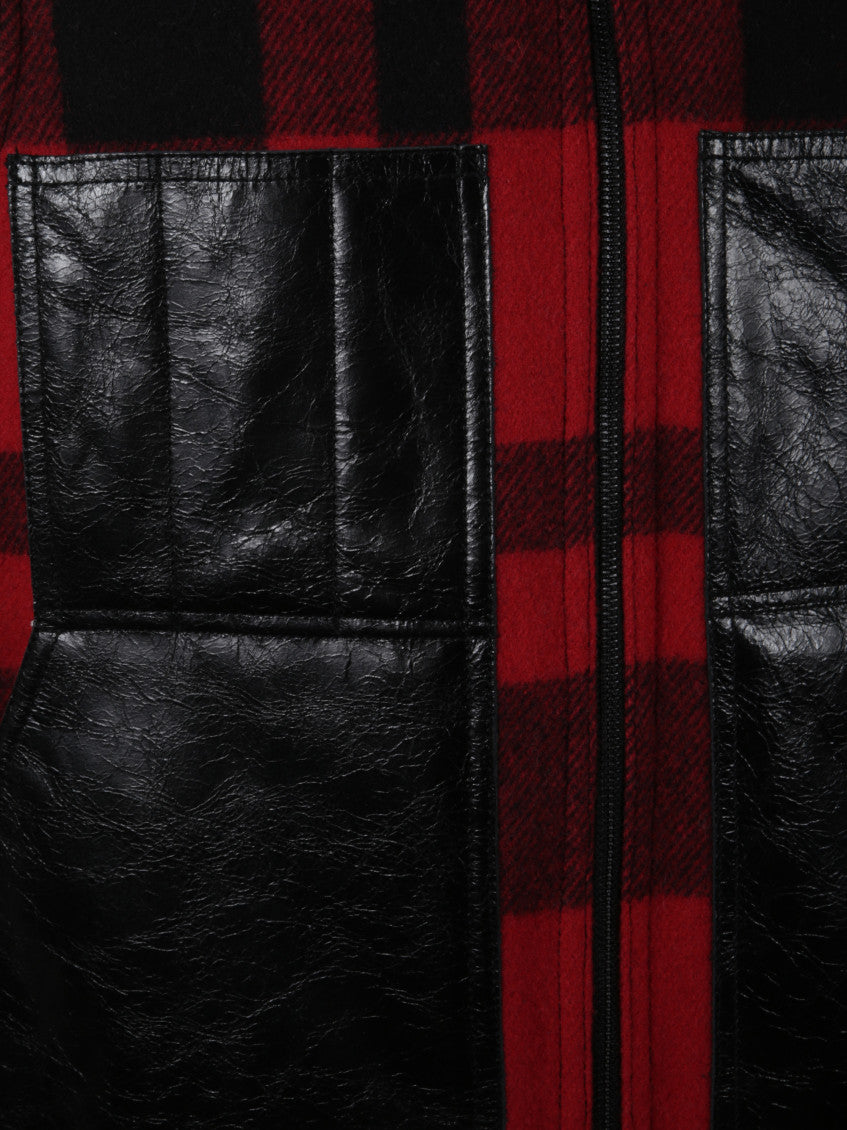 Red Black Checked Vest 3