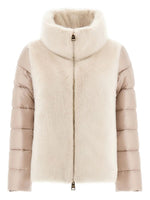Beige Quilted Jacket 1