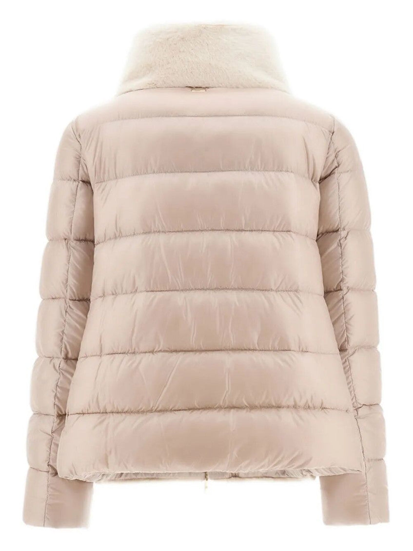 Beige Quilted Jacket 2