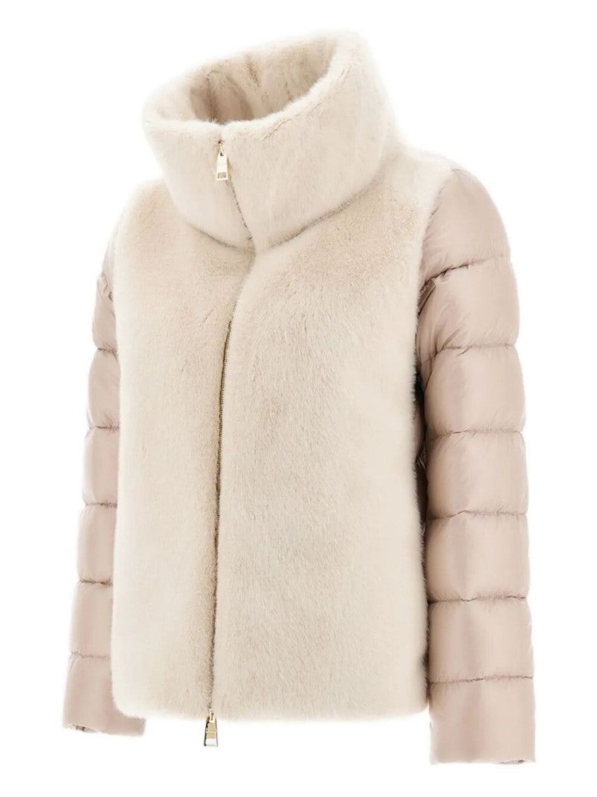 Beige Quilted Jacket 3
