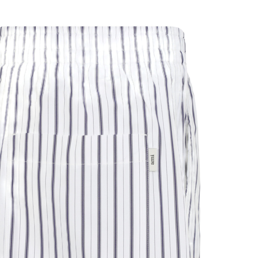 White Stripes Shorts 3