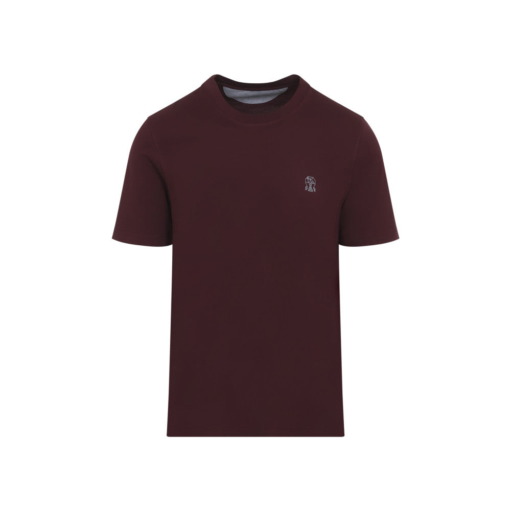 Maroon Crew Neck T-Shirt 1