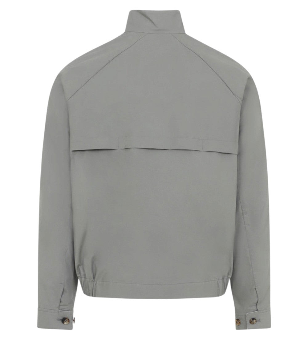 Green Mock Collar Jacket 2