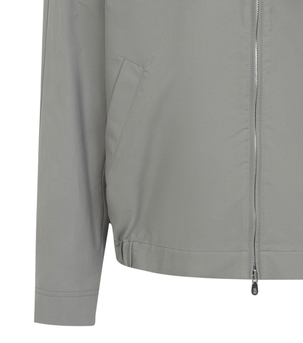 Green Mock Collar Jacket 3