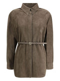Green Suede Shirt 1