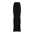 Black Alpaca Pillar Skirt 1