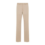 Beige Regular Fit Pants 1