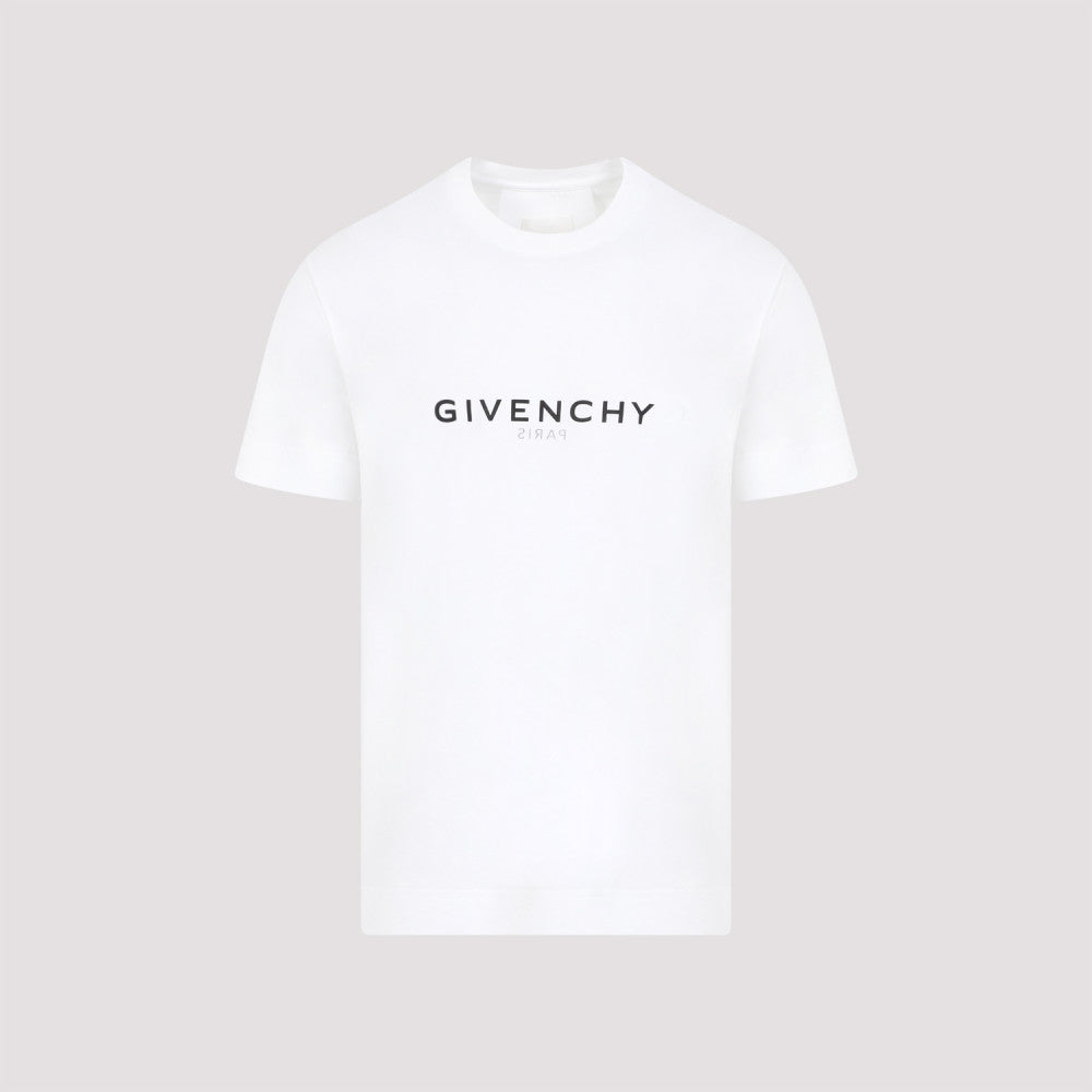 White Round Neck T-Shirt 2
