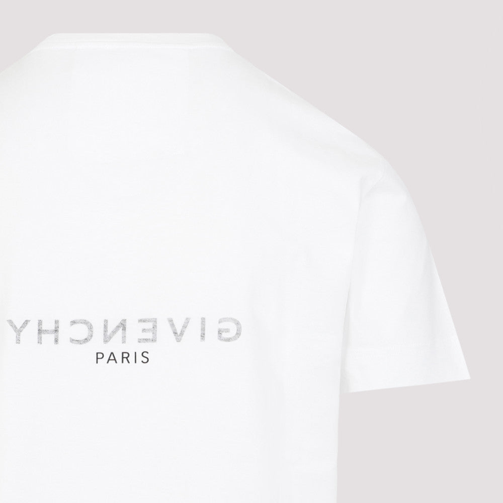 White Round Neck T-Shirt 5