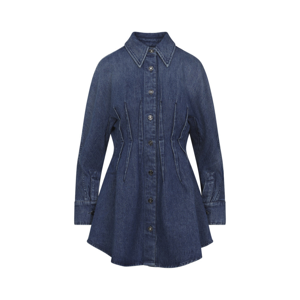 Blue Denim Cocoon Dress 1