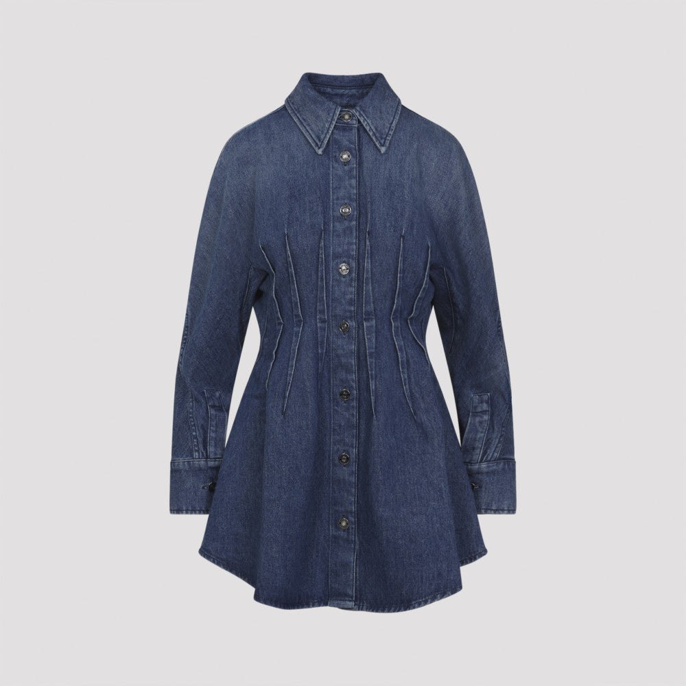 Blue Denim Cocoon Dress 2