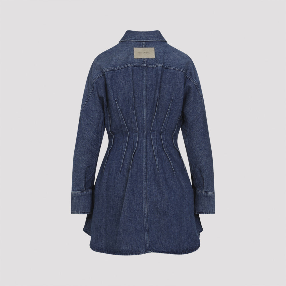 Blue Denim Cocoon Dress 4