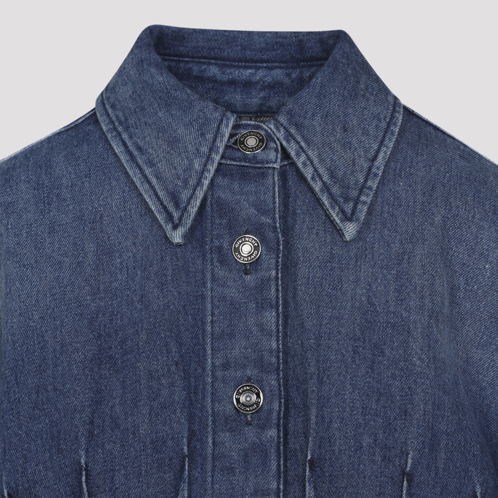 Blue Denim Cocoon Dress 5