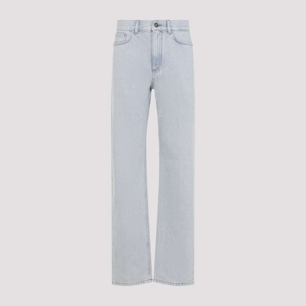 Light Blue Cotton Jeans 2