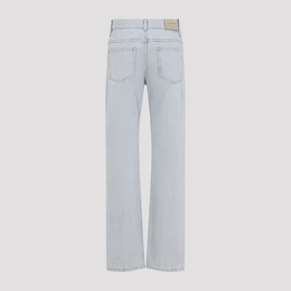 Light Blue Cotton Jeans 4