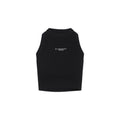 Black Logo Round Neck Top 1