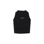 Black Logo Round Neck Top 1