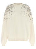 White Crew Neck Sweatshirt 1