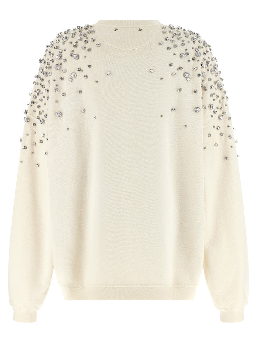 White Crew Neck Sweatshirt 2
