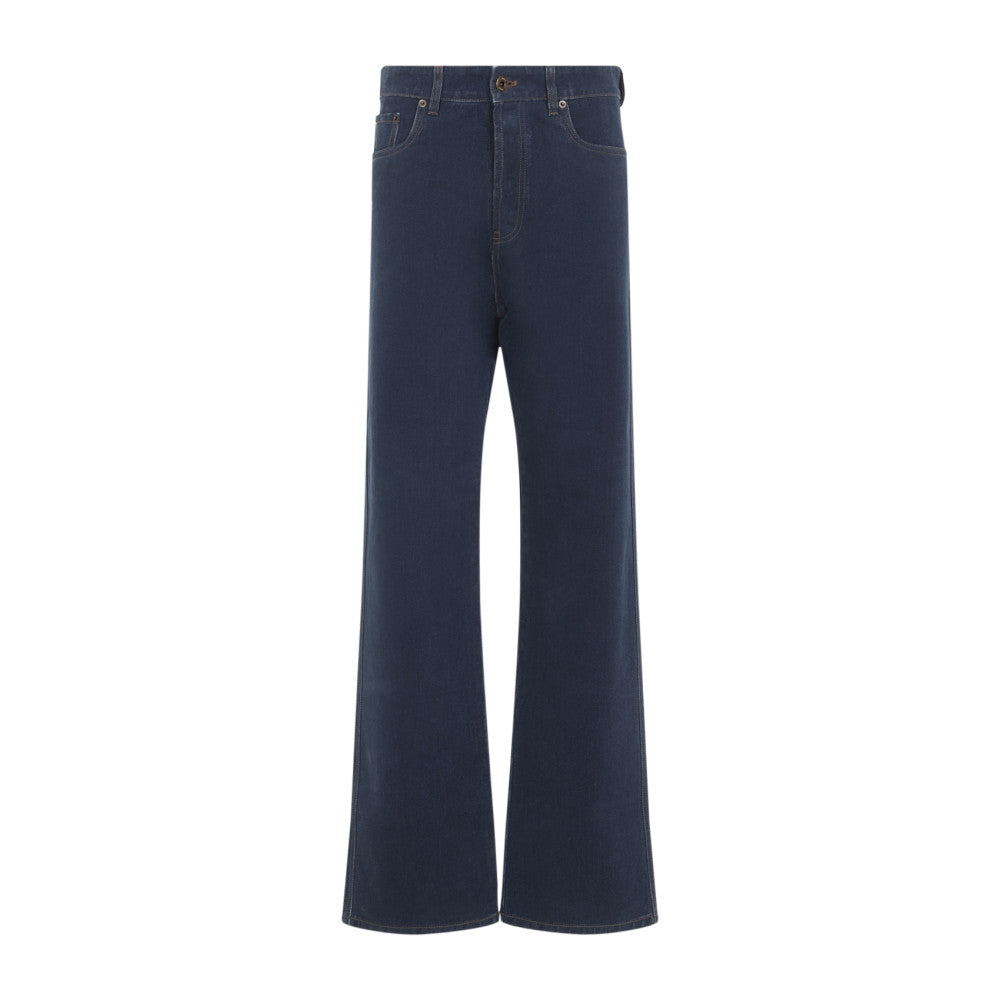 Blue Straight Jeans 1