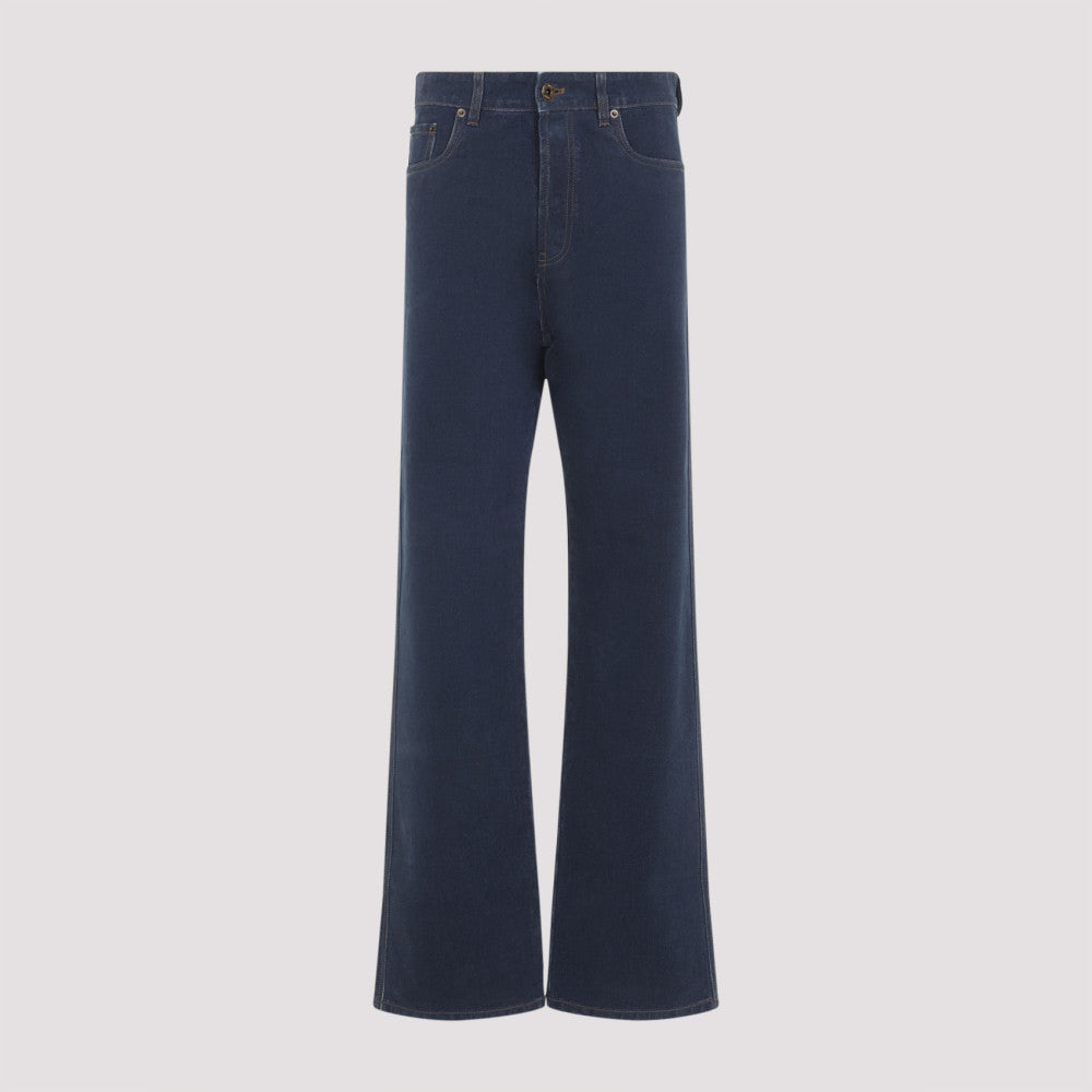 Blue Straight Jeans 2