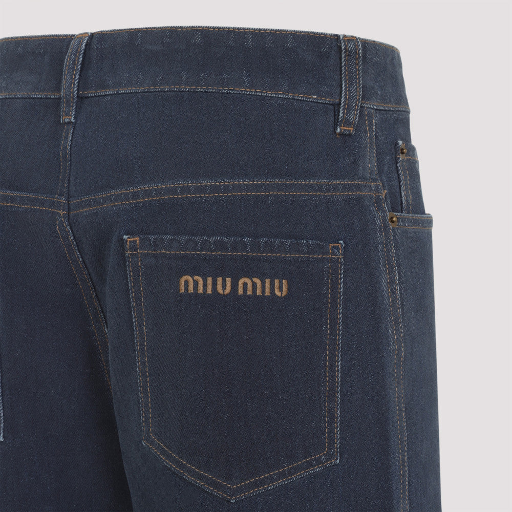 Blue Straight Jeans 5