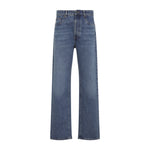 Blue Straight High Rise Jeans 1