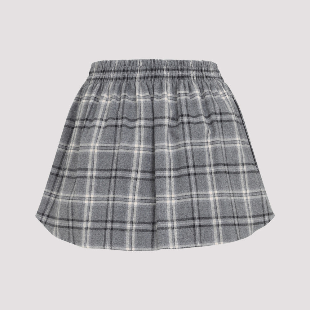 Grey Checkered Skirt 4