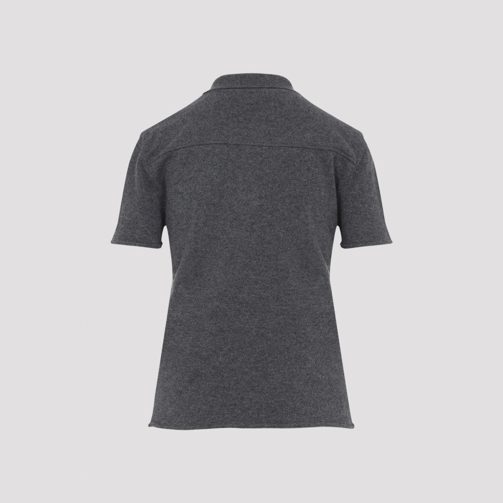 Grey Logo Polo 4