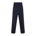 Blue Wool Pants 1