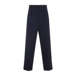Blue Wool Pants 1
