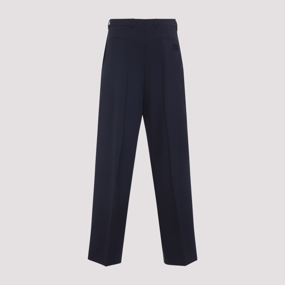 Blue Wool Pants 4