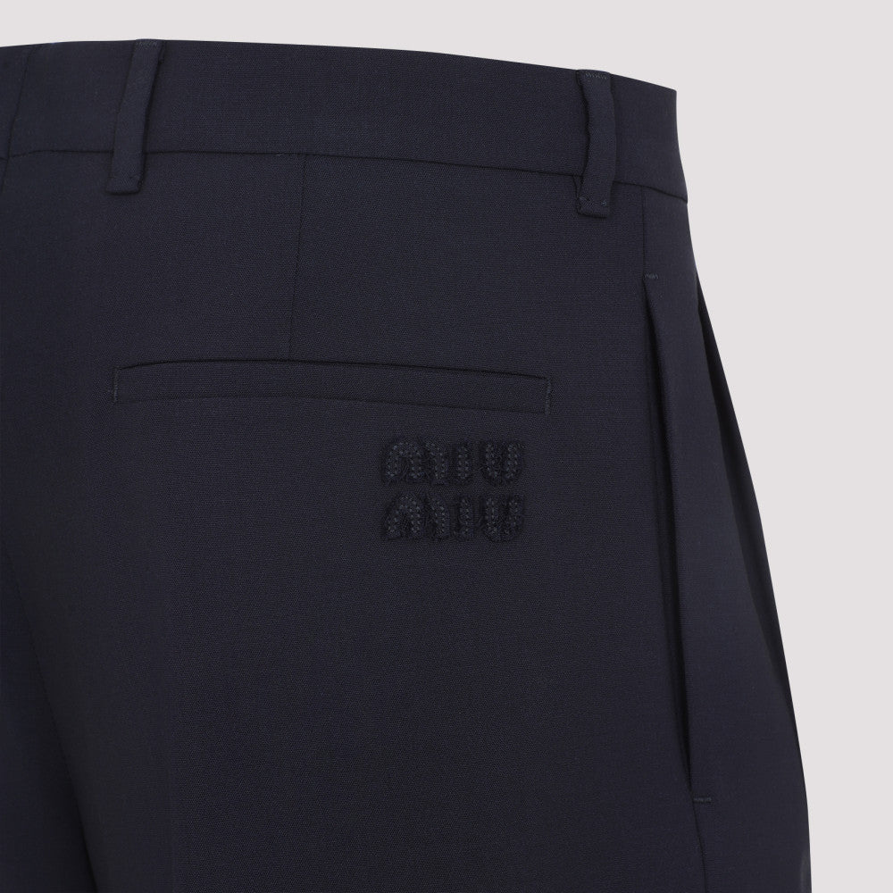 Blue Wool Pants 5