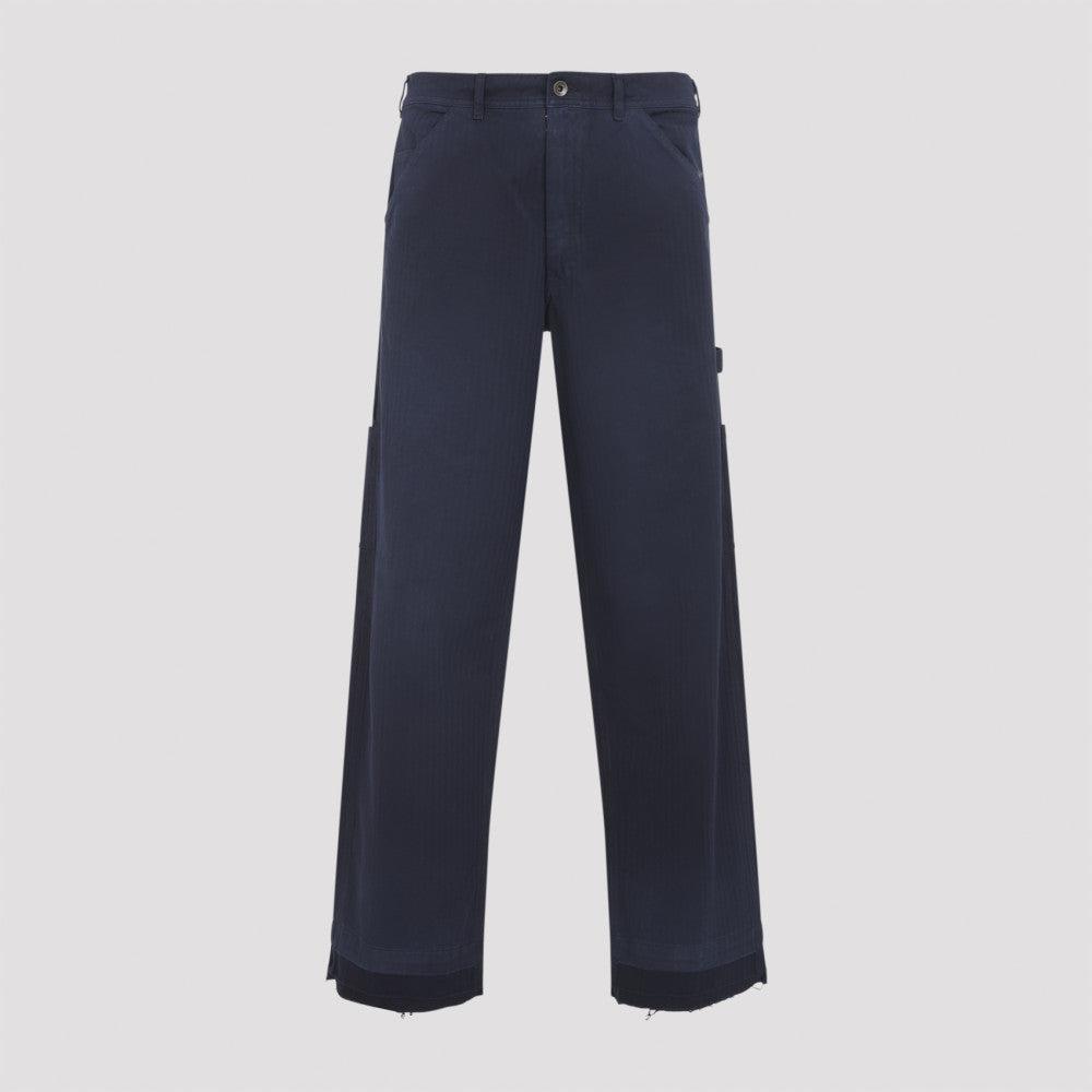 Blue 5 Pocket Cotton Jeans 2