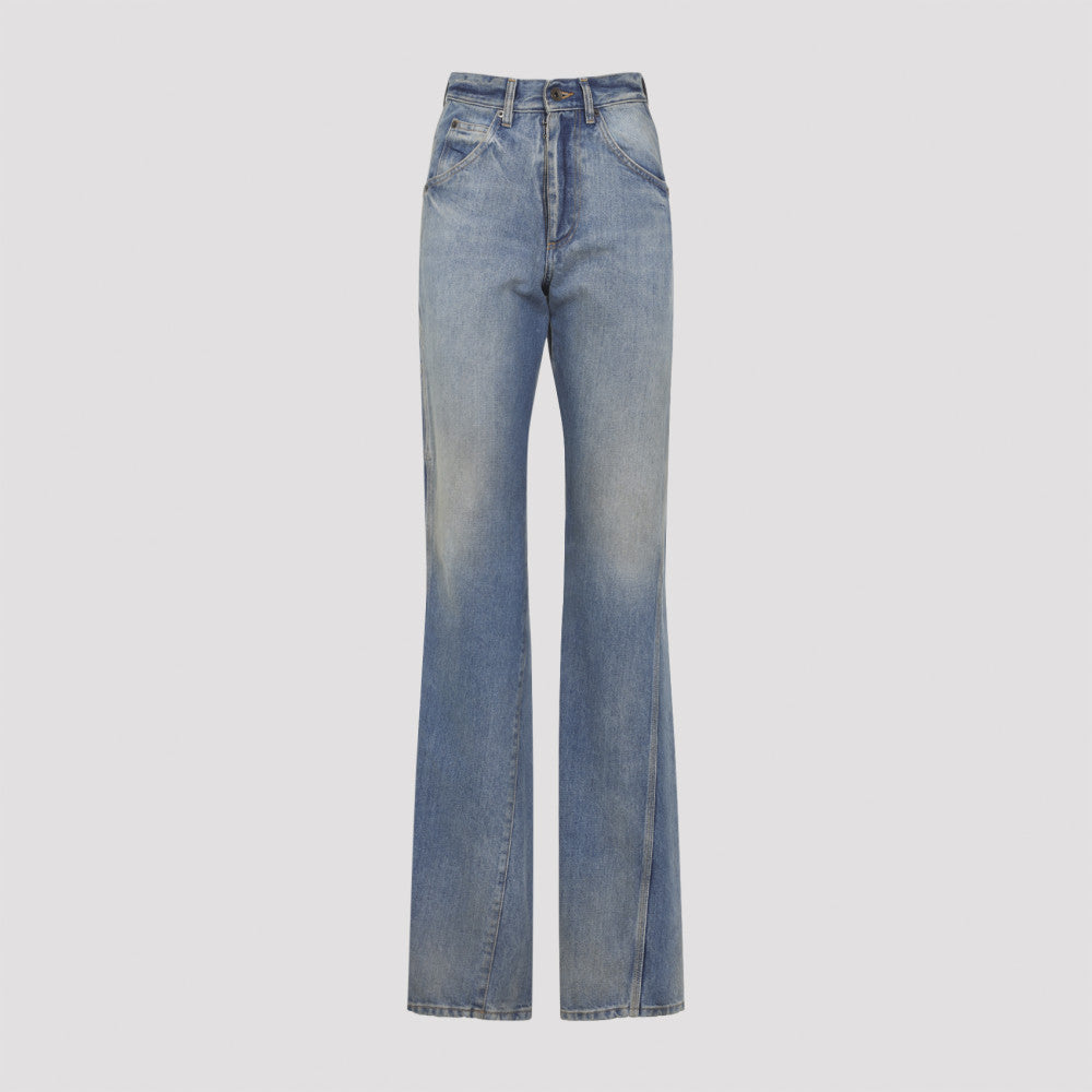 Light Blue Cotton Jeans 3