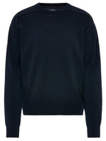 Navy Blue Crew Neck Sweater 1