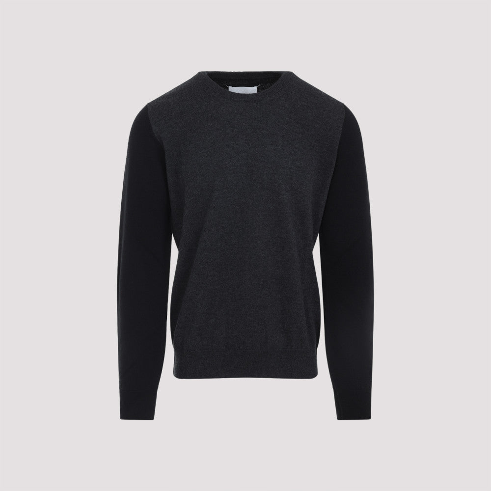 Grey Black Wool Sweater 2