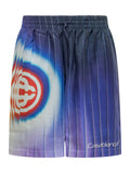 Blue Graphic Shorts 1