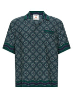 Green Relaxed Geometric Shirt 1