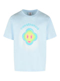 Pale Blue Printed T-shirt 1
