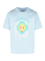 Pale Blue Printed T-shirt 1