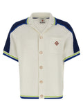 White 'Tennis Cotton Crochet' Shirt 1