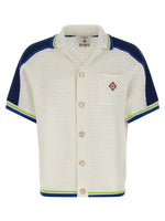 White 'Tennis Cotton Crochet' Shirt 1