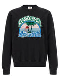 Black Crew Neck Sweatshirt 1