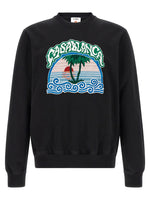 Black Crew Neck Sweatshirt 1