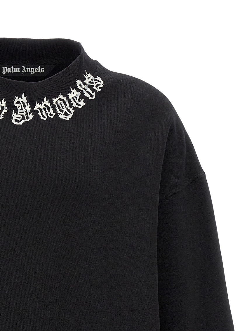 Black 'Neck Logo' Sweatshirt 3